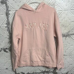 Ron Jon Y2K thick Light Pink Hoodie